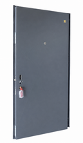 Premium Charcoal Gray Steel Security Door