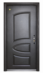 Elegant Double Steel Security Door | F-503