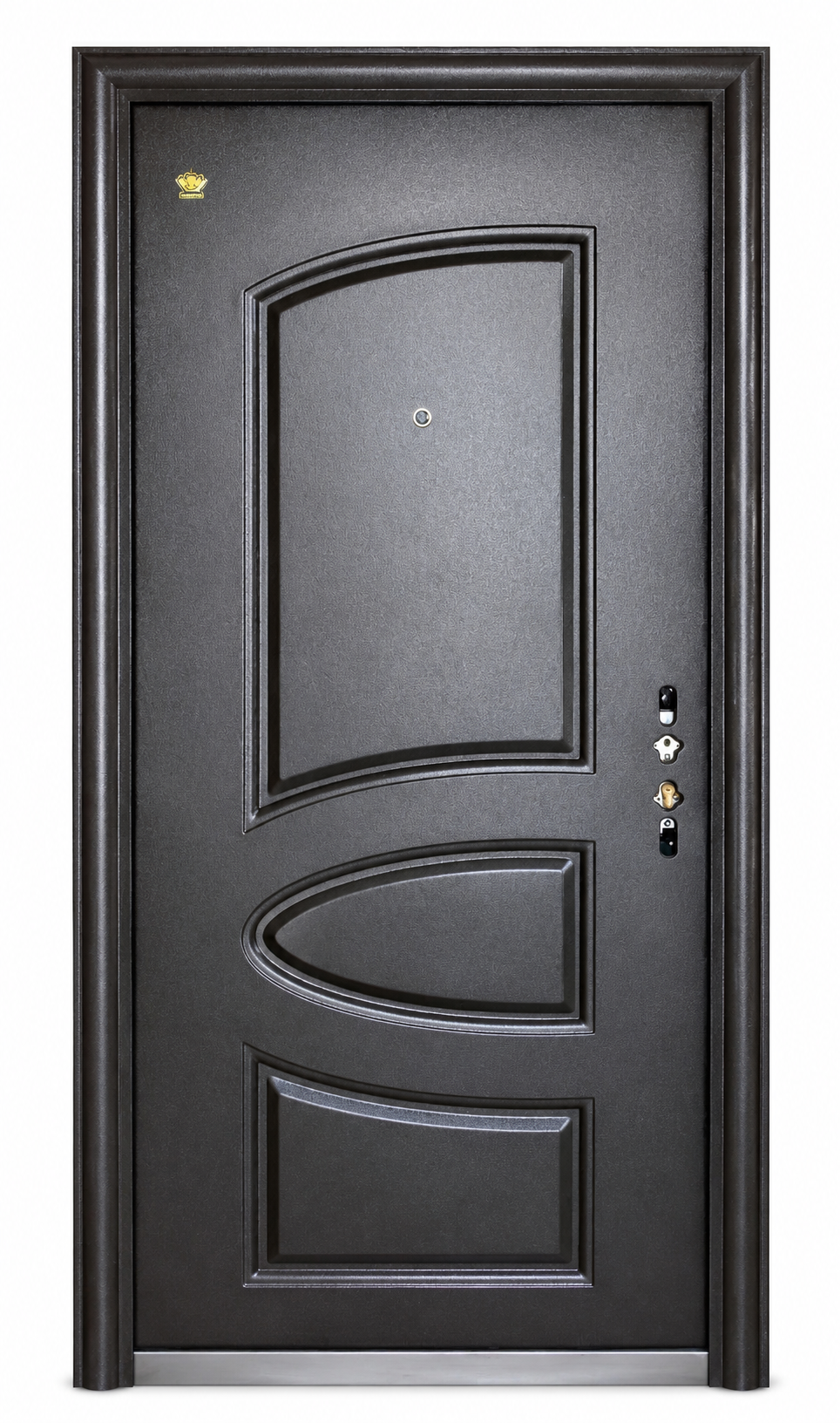 Elegant Double Steel Security Door | F-503