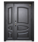 Elegant Double Steel Security Door | F-503